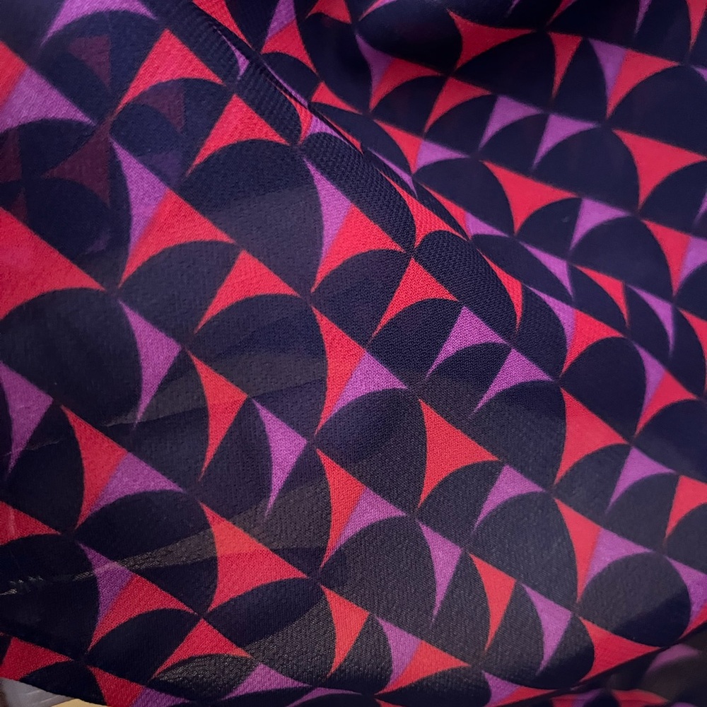 A.N.A multi print pop over shirt 2X - Picture 8 of 9